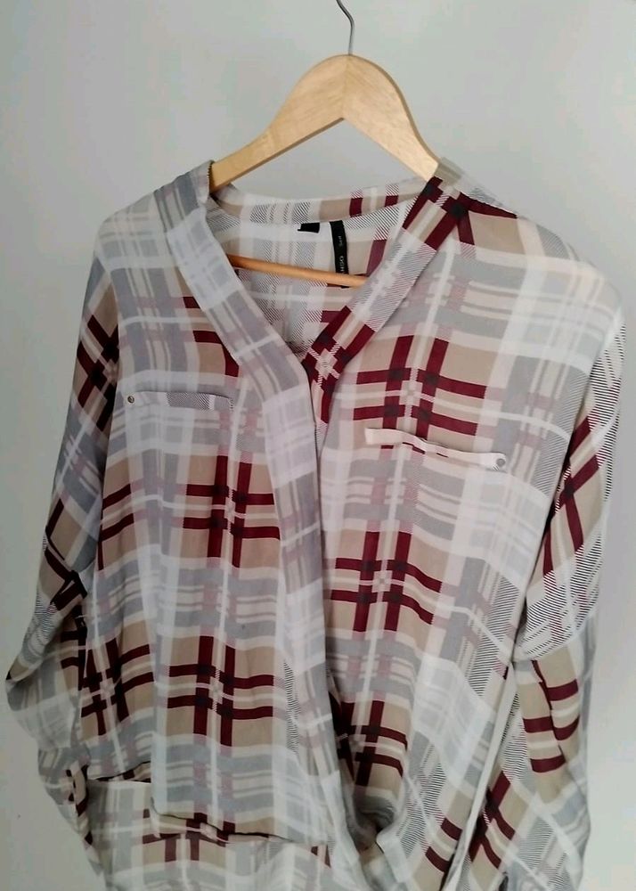 Multicolor Shirt Top ( mango Brand)