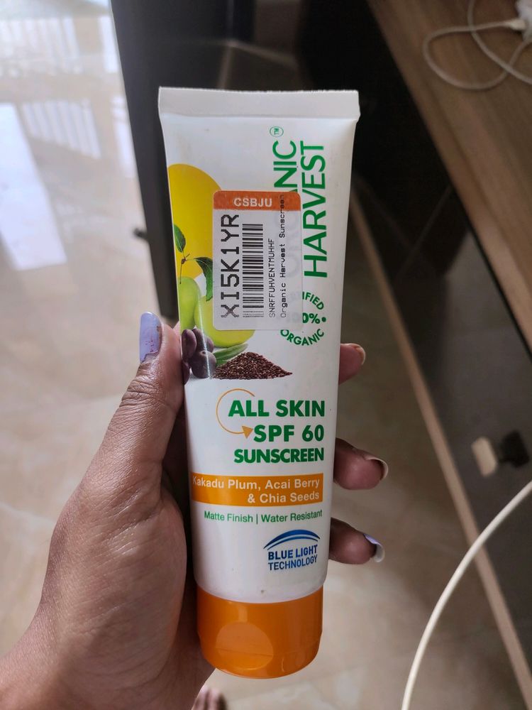 Organic Harvest 60 Spf Sunscreen