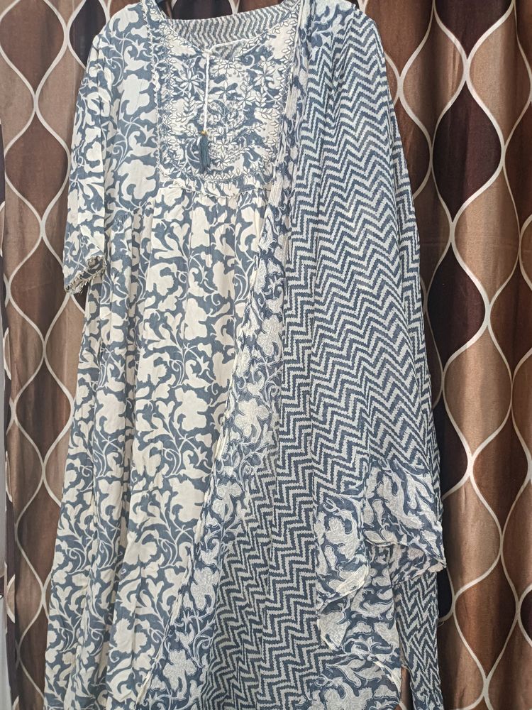 Naira Cut Cotton Dress