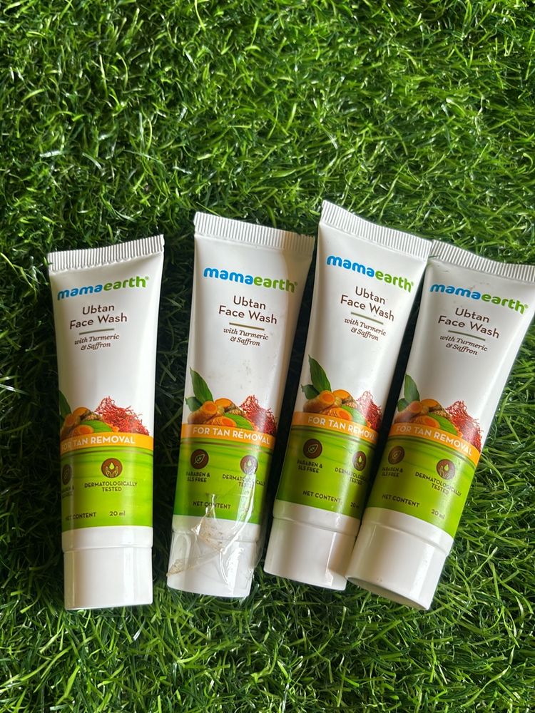 Mamaearth Ubtan Face Wash Pack Of 4