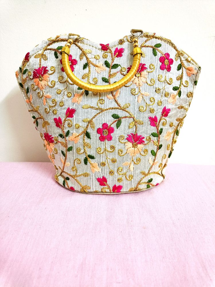 Jaipuri Embroidered Hand Bag