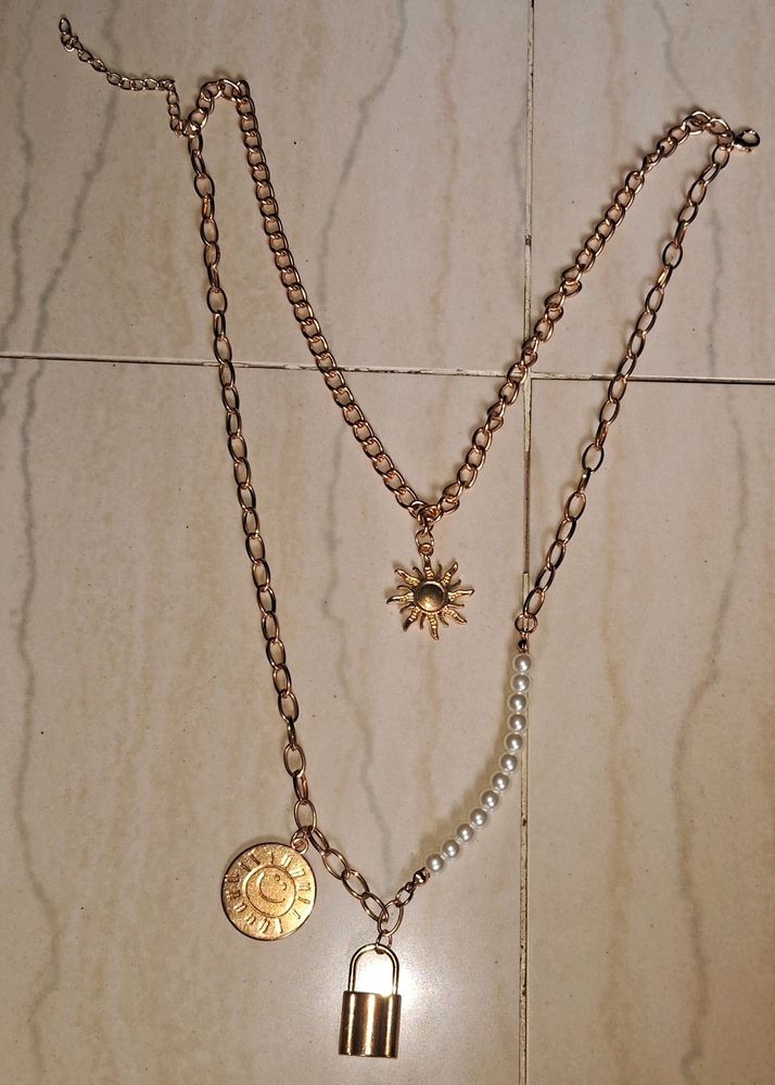 Double Layer Fancy Necklace