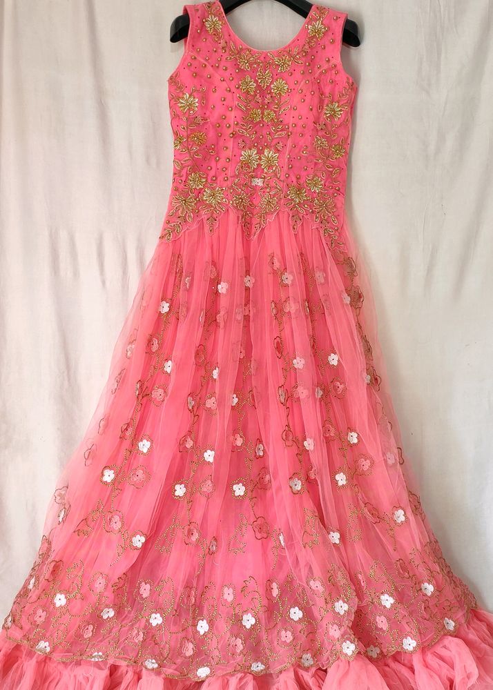 Pink Ethnic Gown