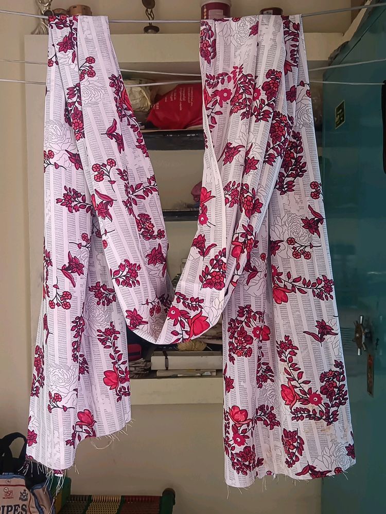 Dupatta Red And Black An White