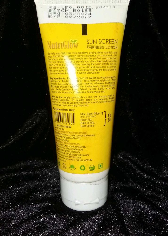 Very helpful sunscreen Cream