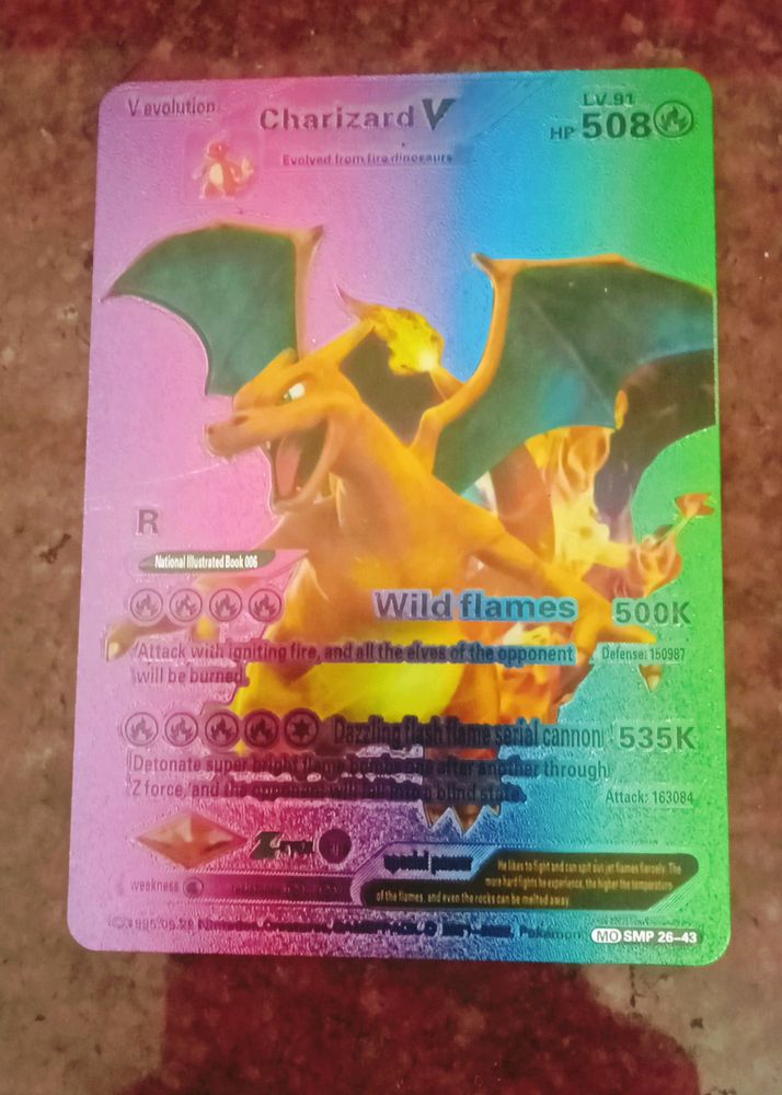 6 Pokemon Cards (Rainbow). More Available