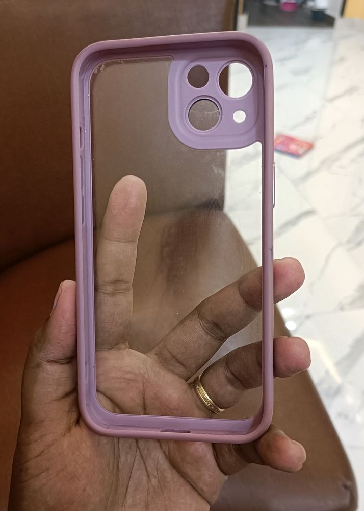 I Phone 14 Cover - Pink Colour