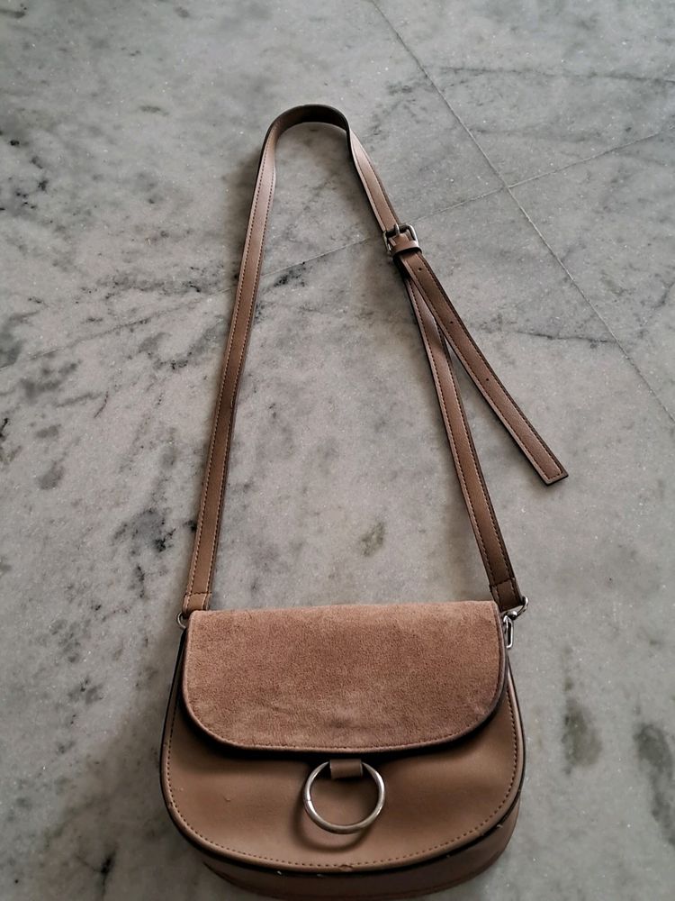 Tan Sling Bag