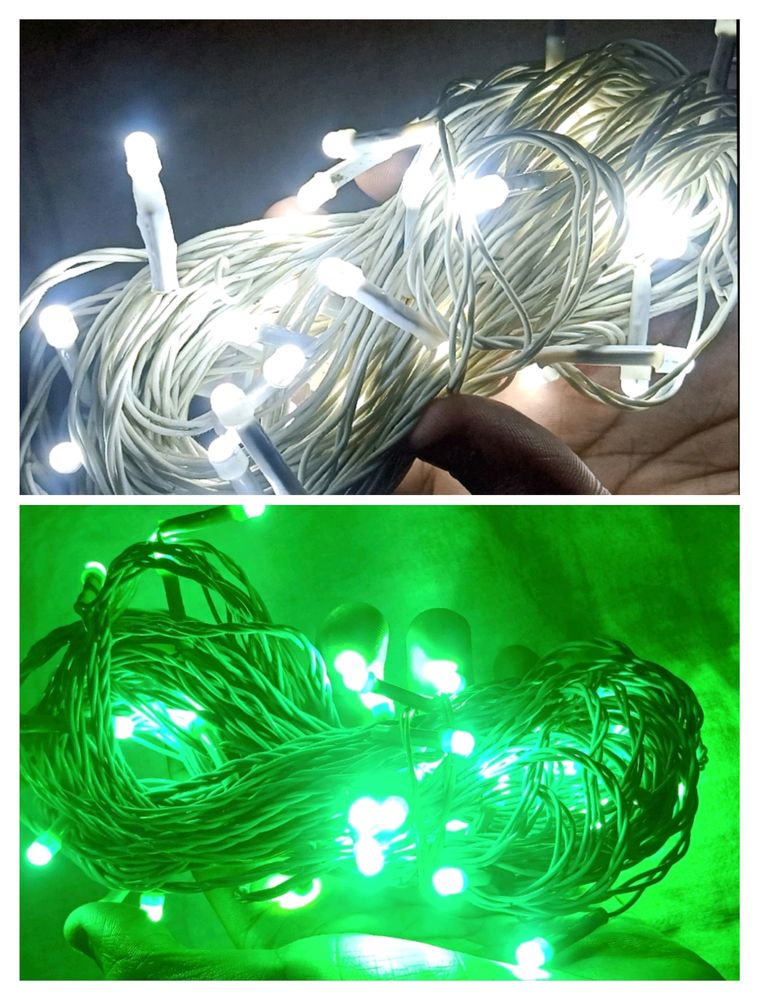 White & Green Led Bomb Lights