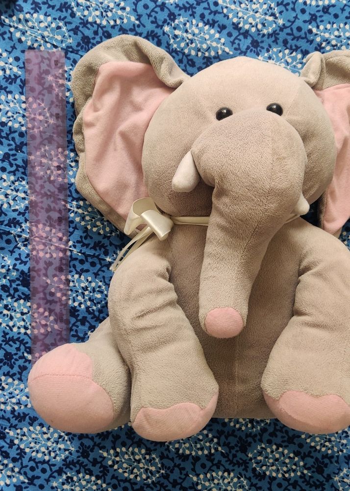 SOFT TOYS 🐘 Grey N Pink