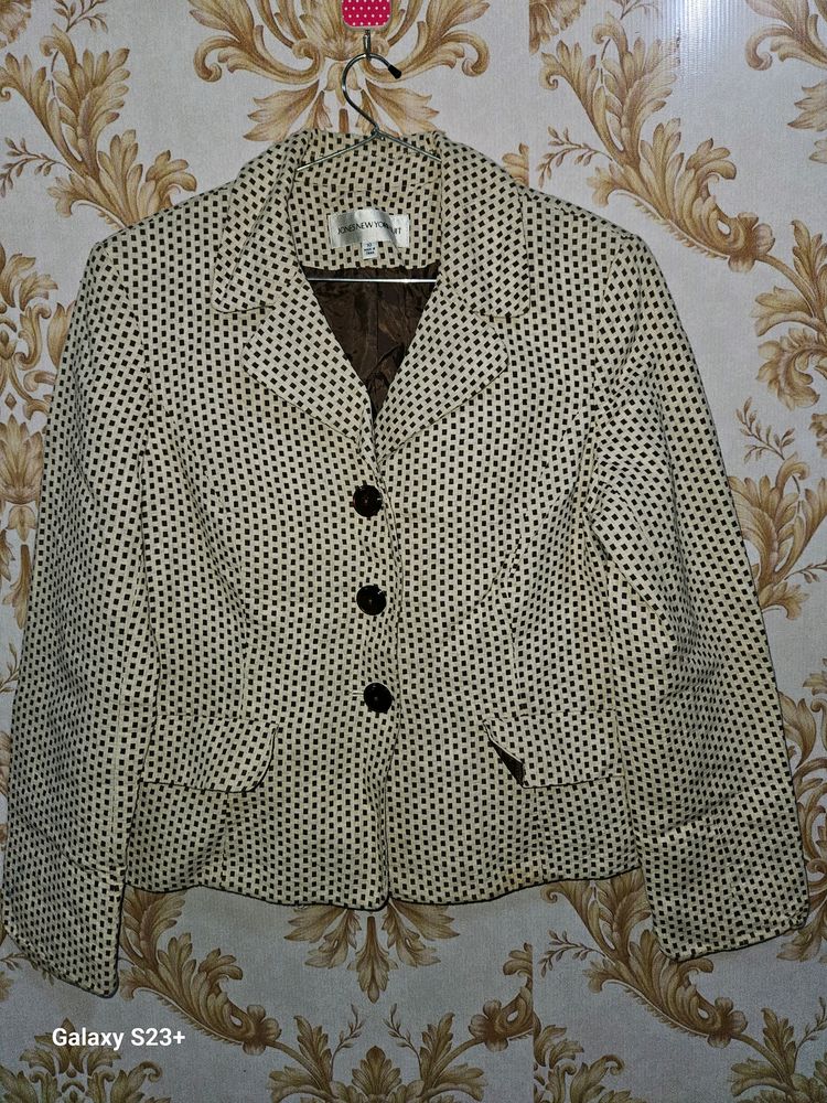 Beige Brown BLAZER