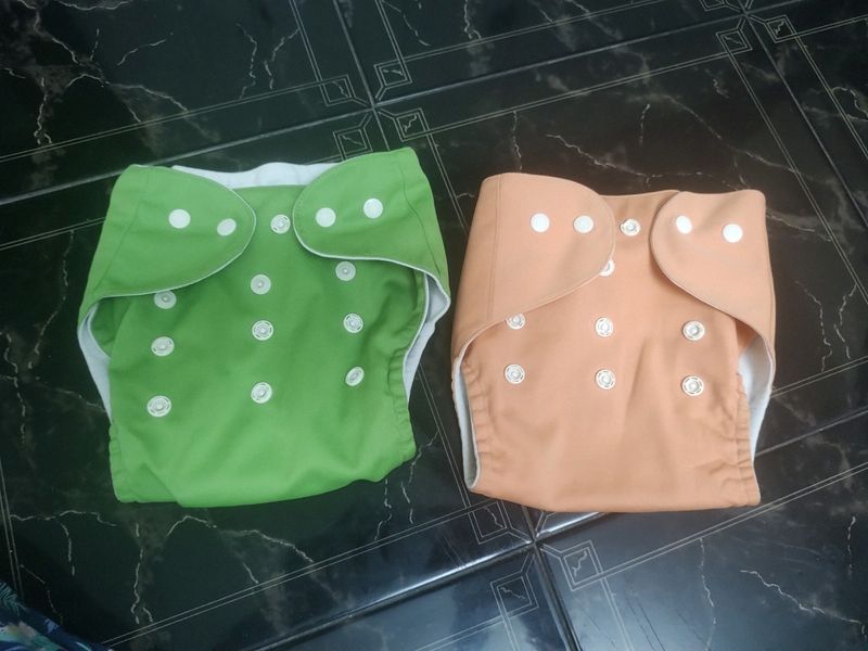 Combo Of 2 Adjustable Cloth Diaper