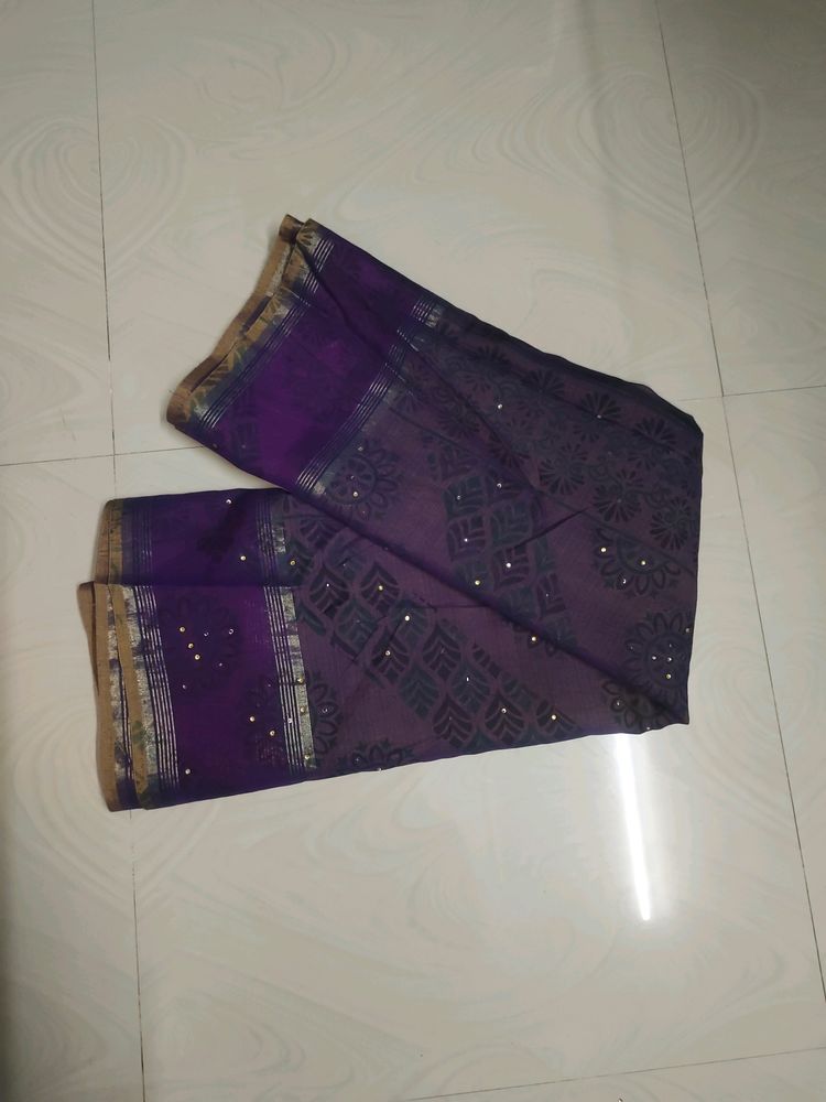 Purple 💜 Saree