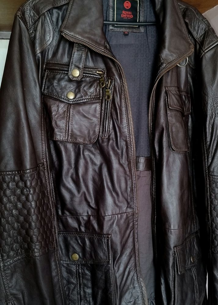 100% Authentic Royal Enfield Leather Jacket