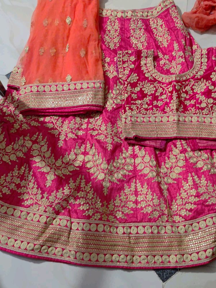 BRAND NEW PINK LEHENGA