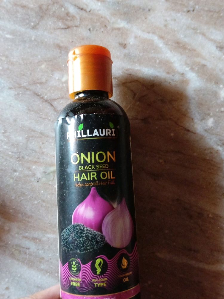 Onion Black Seedha Hair Oil With Oiling Tool