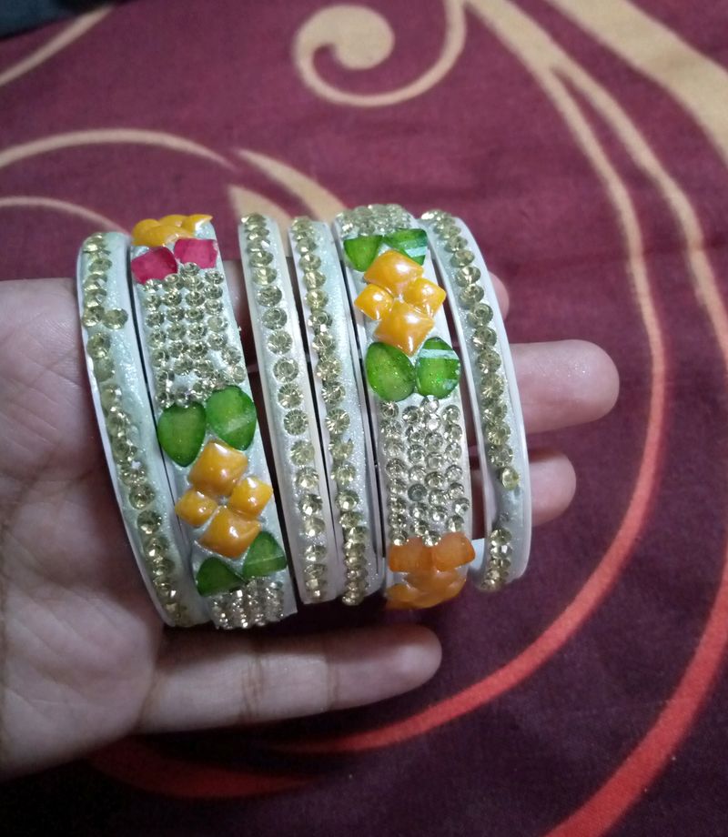 Beautiful Kada Bangle Set + One Freebies