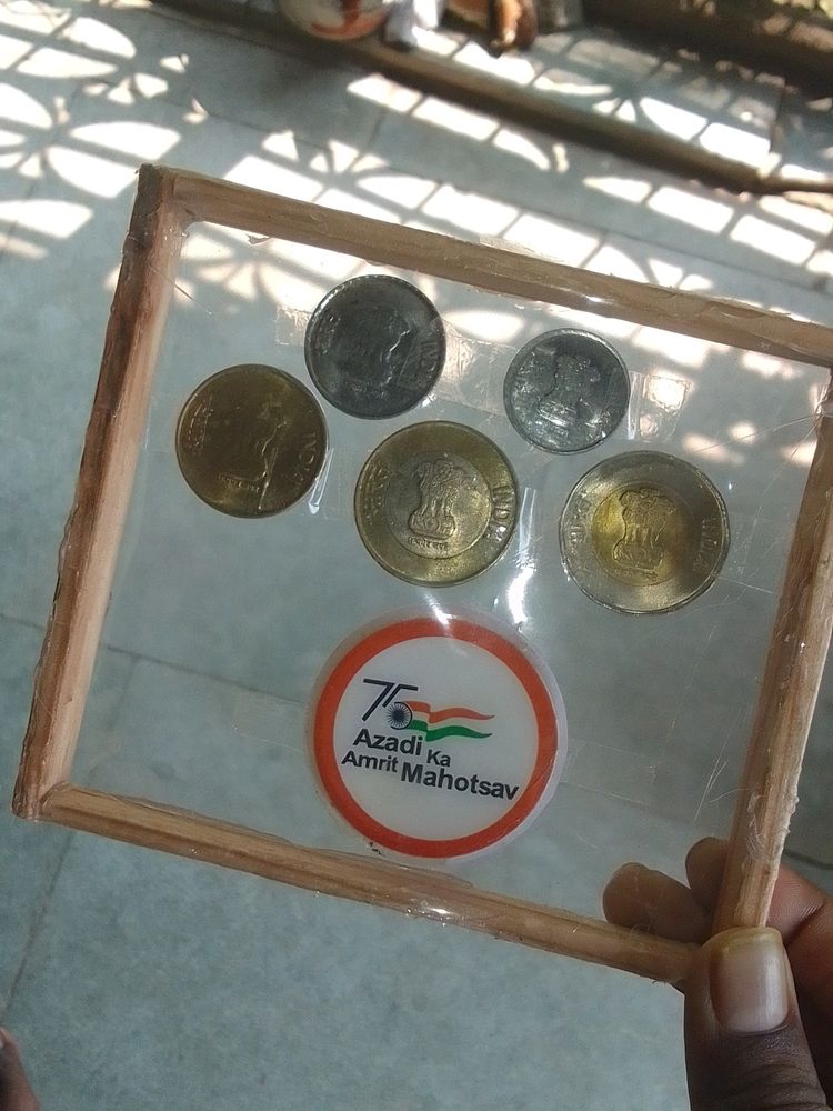 75 Amrit Mahotsav Frame Collection Coin