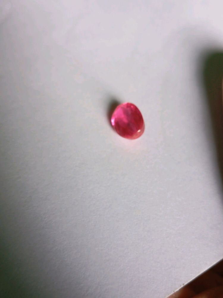 Rare Pink Ruby Stone Manik