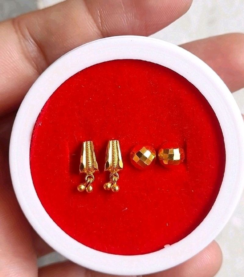 Beautiful New Flower Desine Studs