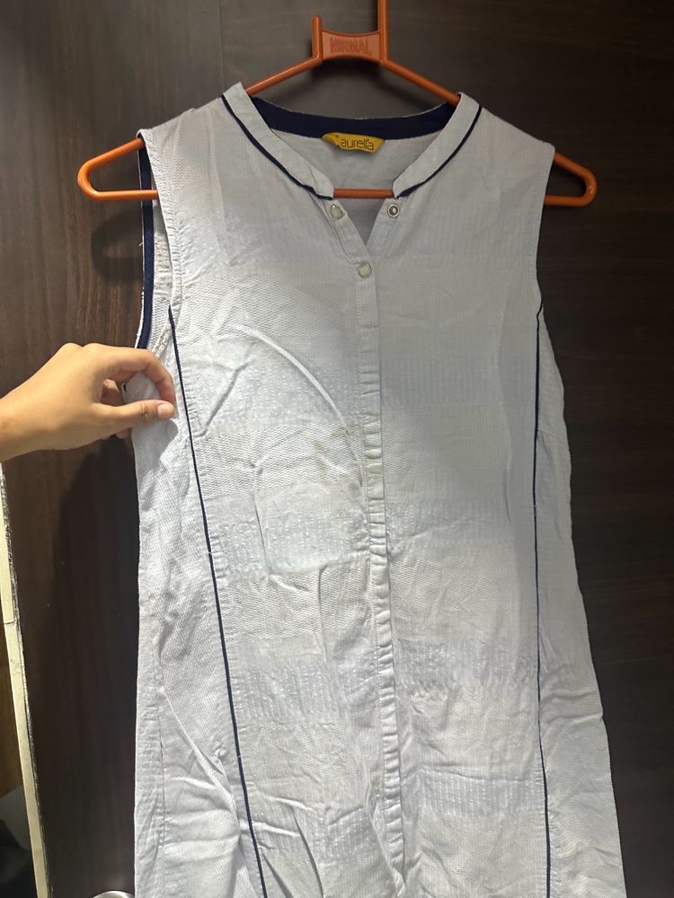 New Light Blue Dress casual for Ladies