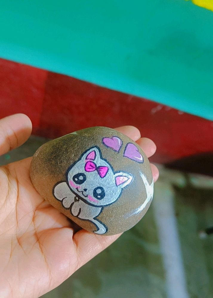 Paper Weight Printed Stone Cute🥰