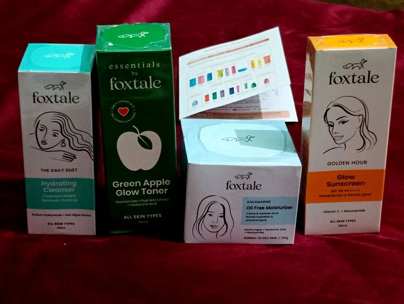 Foxtale All Skincare Products In One Kit.Only 899