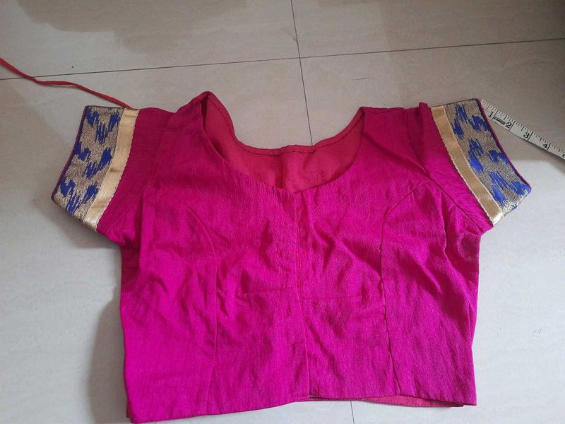 Blouse Pink Blue New. Not Used