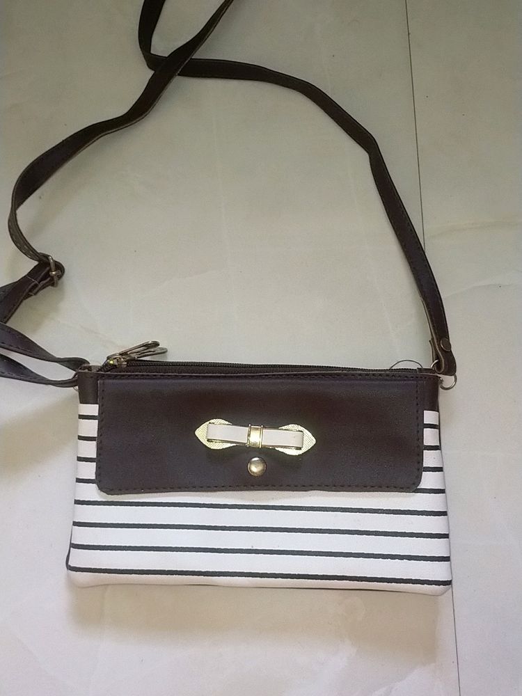 Sling Bag With Two Zip