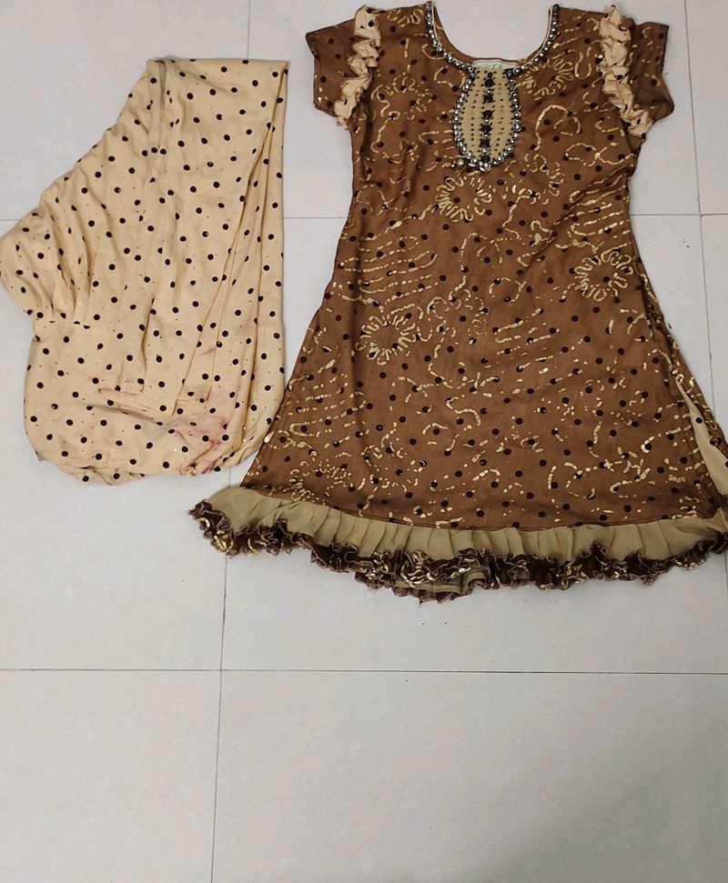 Kurti With Chudidar