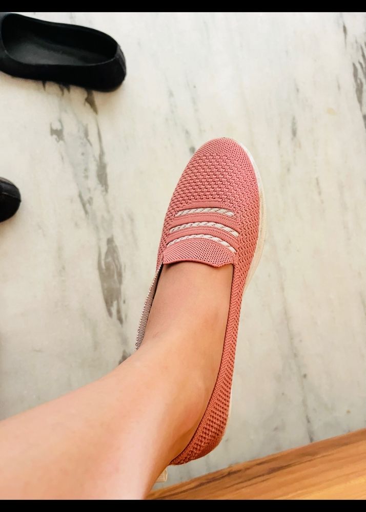 Pink Loafers