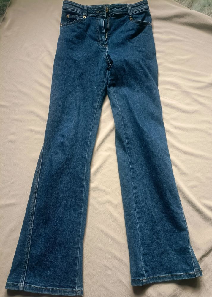 Blue Straight Fit Jeans