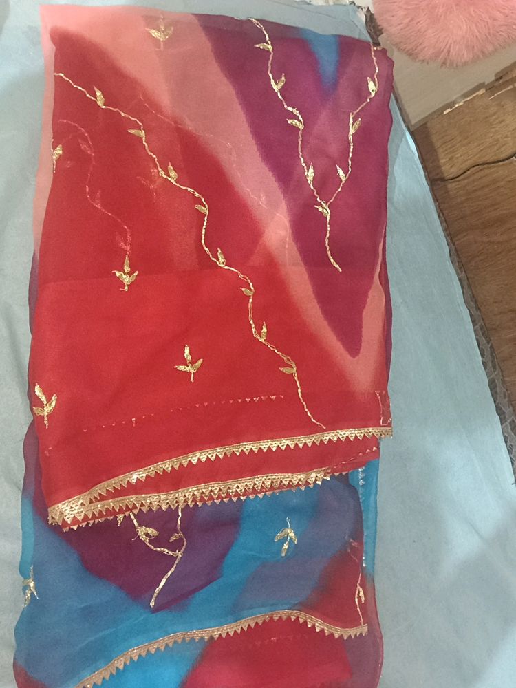 Gujarat Rajputi Saree Multi Colour