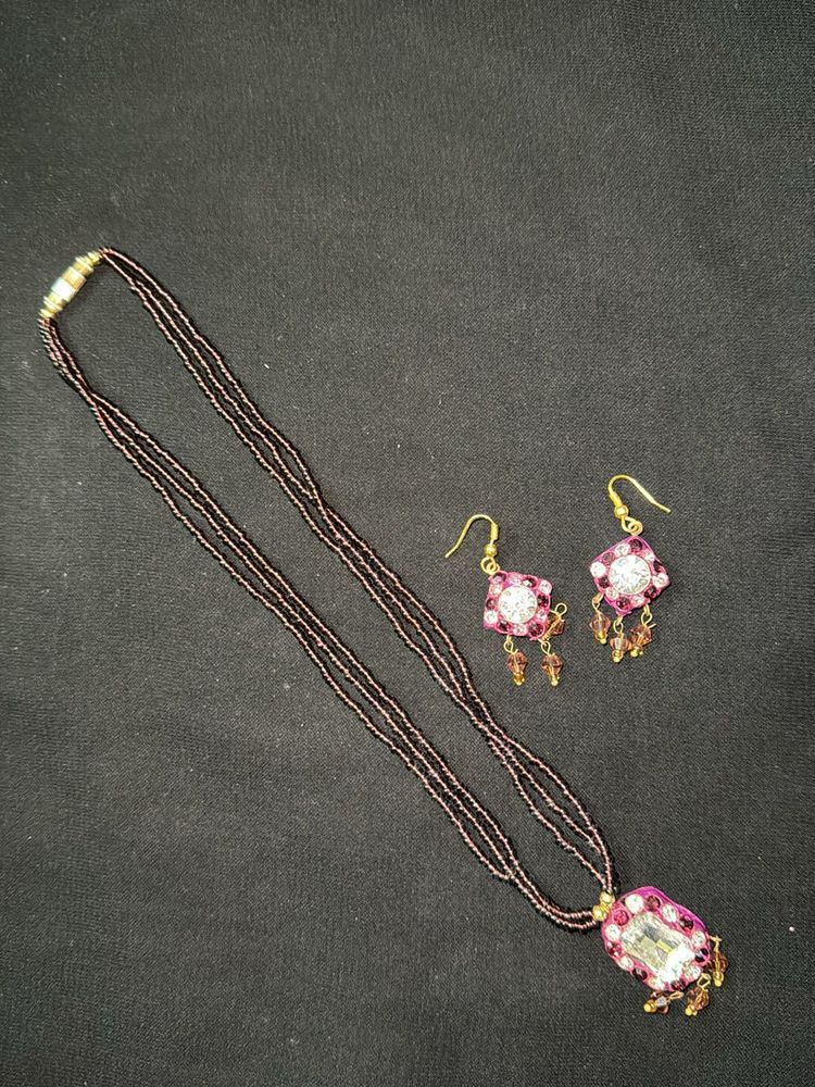 Exclusive Purple Jewellery Set