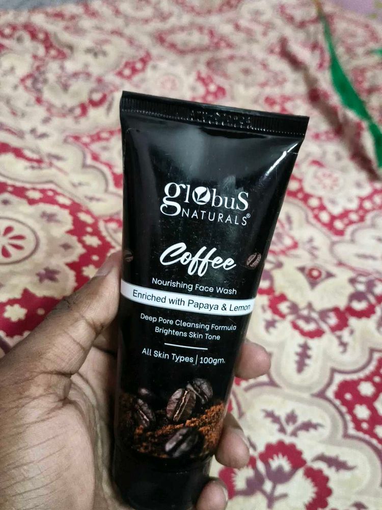 Its a Globus Natural Coffee Face Wash