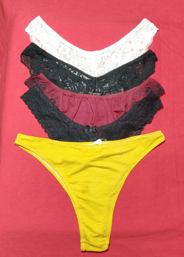 Combo 5 High Waist  Brief Size 34/36