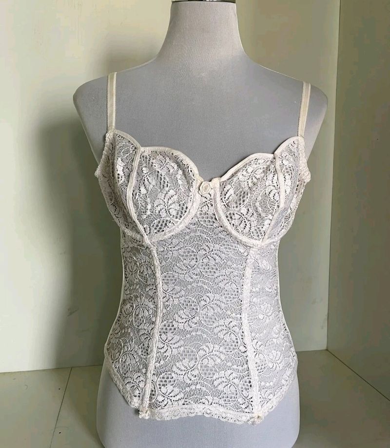 White Pinterest Corset