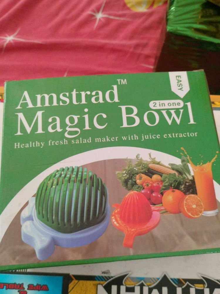 New Unused Amstrad 2 In 1 Magic Bowl