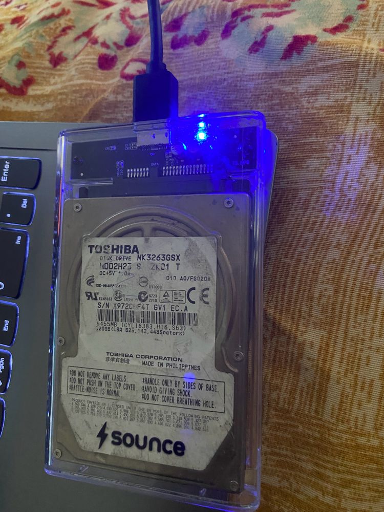 320 GB Toshiba External HDD