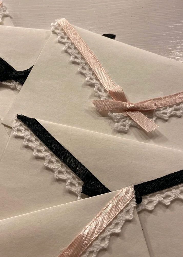 Coquette Lace Letter Envelope