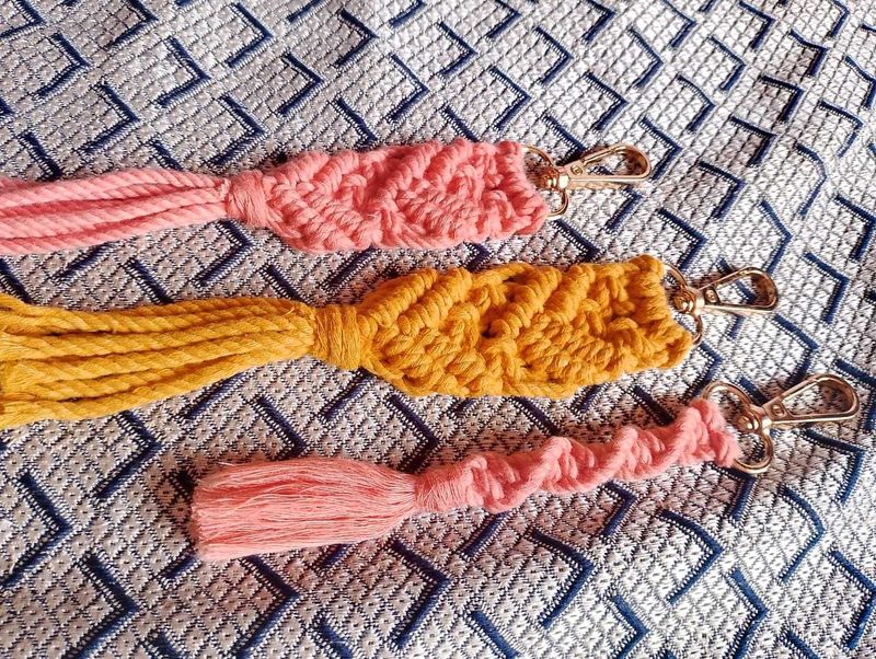 Combo Or Three Macrame Keychain