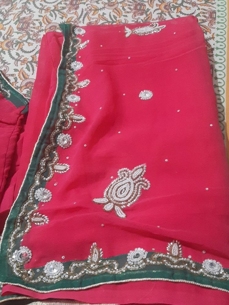 Hand Work Saree