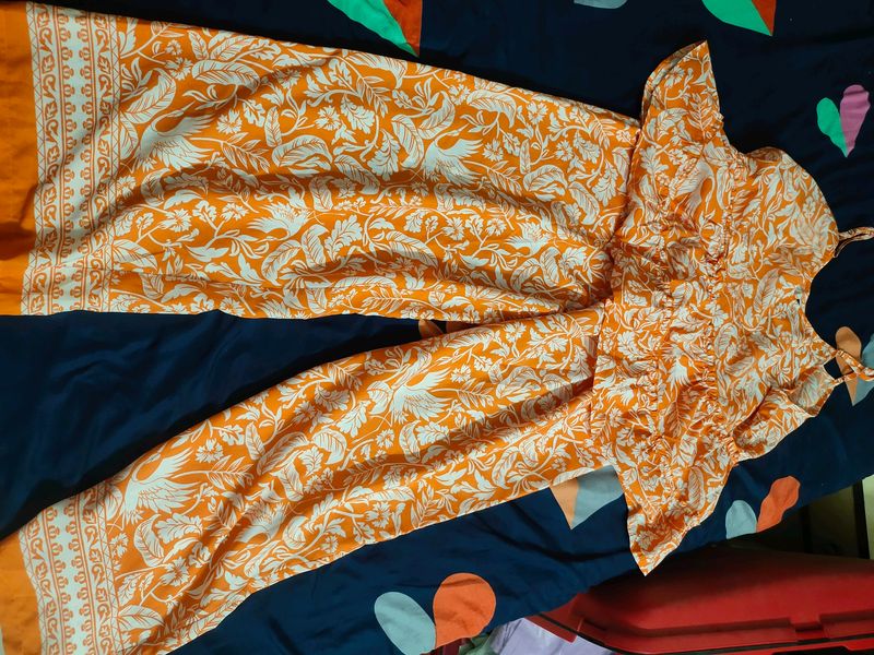 Orange Co-ord Set(Summer Special)