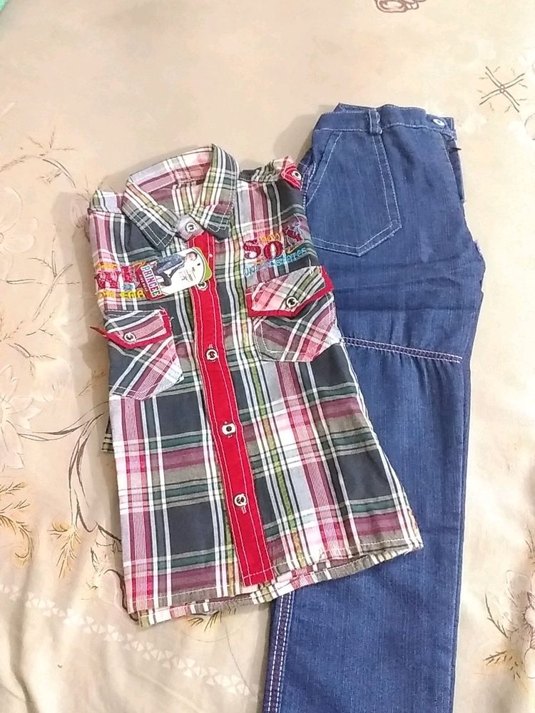 Pant& Shirt For Kids Boys,,9-10 Yrs Old  Boy