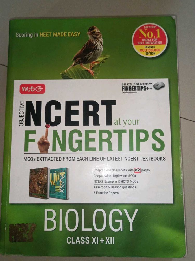 NEET BIOLOGY MTG Fingertips With Extra NOTES