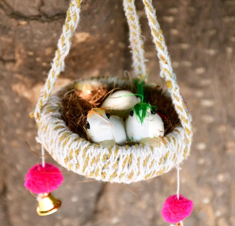 Handmade Artificial Jute Birds Nest