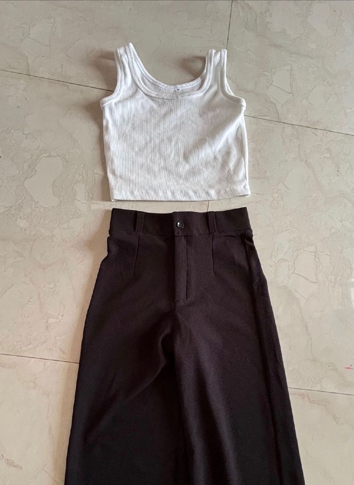 Crop Top With Trouser