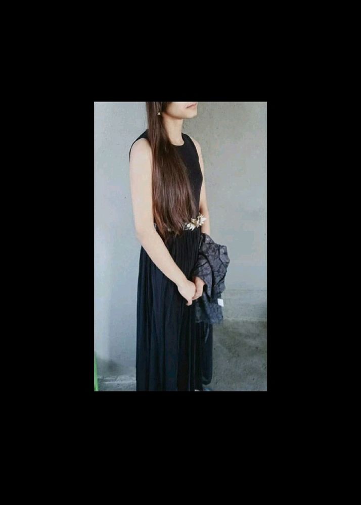 Gown Black Colour All New