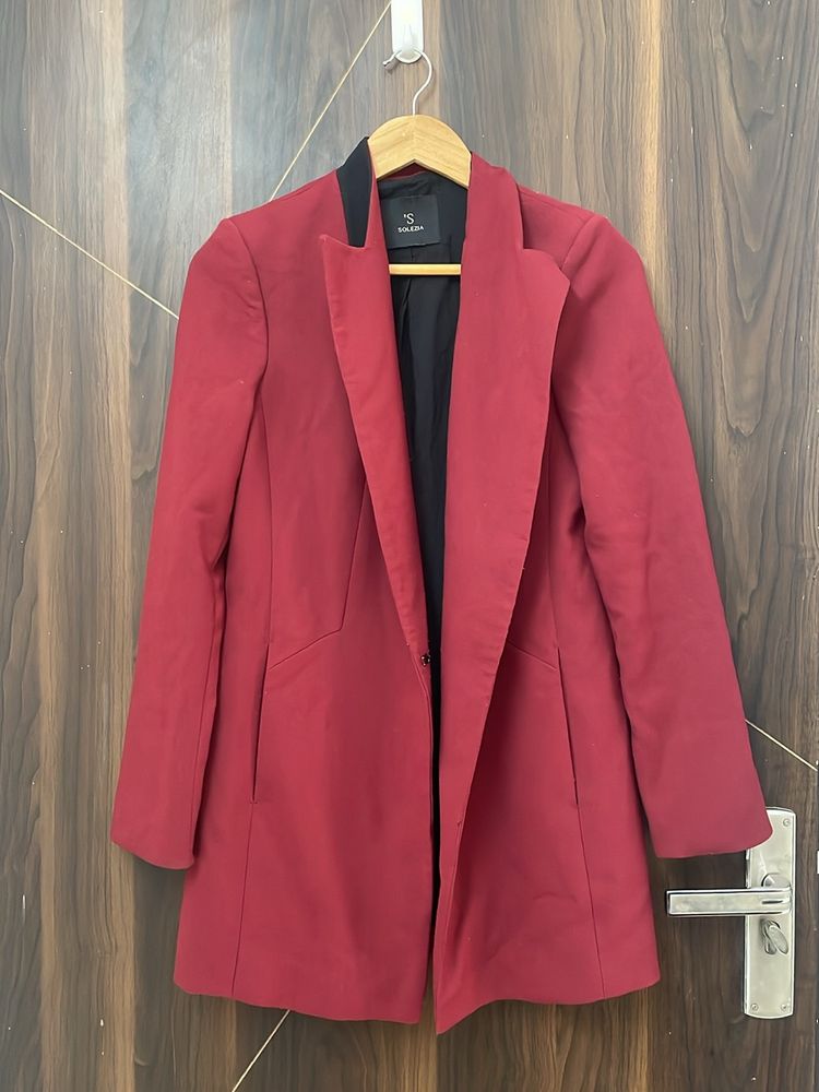 Red stylish Overcoat