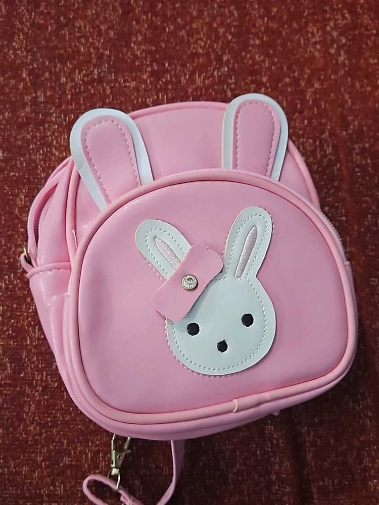 Pink Bunny Mini Backpack